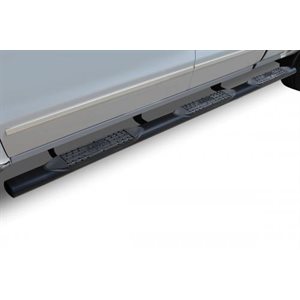 4" OVAL WHEEL TO WHEEL GM CREW CAB CAB WITH 6.5 BED (99-19) BLACK